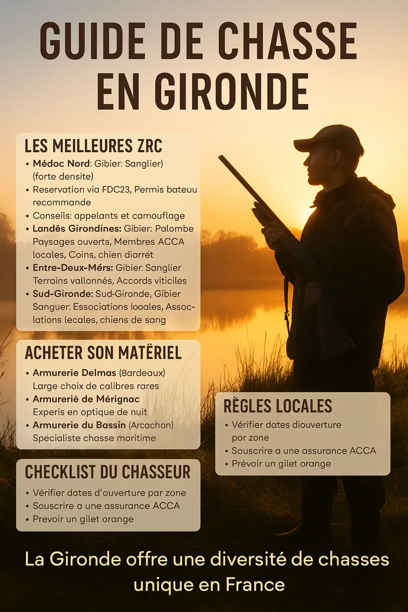 chasse en gironde