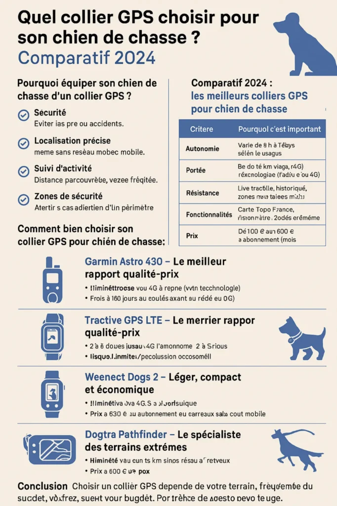 collier gps chien